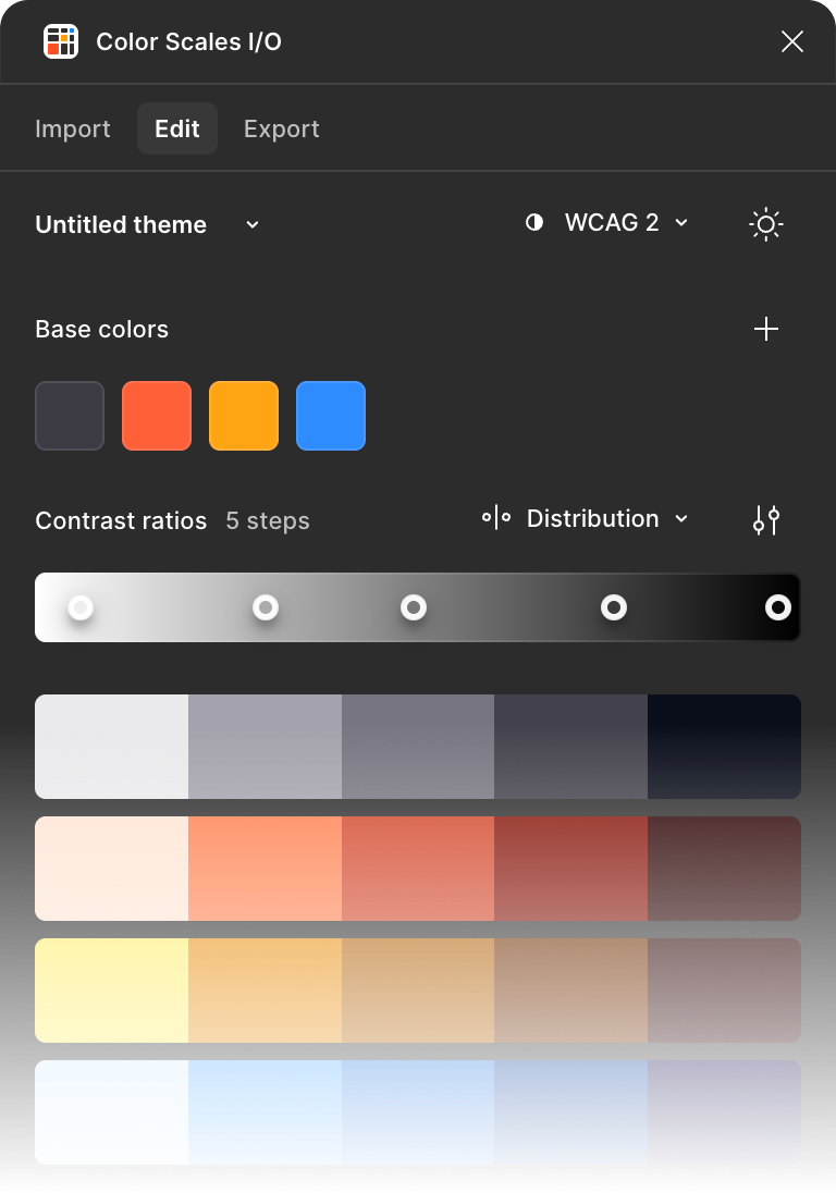 Color Scales I/O — Accessible Color Scales for Figma